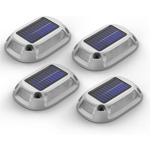 Buton Solar LED Rotrafic EL-23625 - Color/Alb | Siguranță & Design | Fără Întreținere