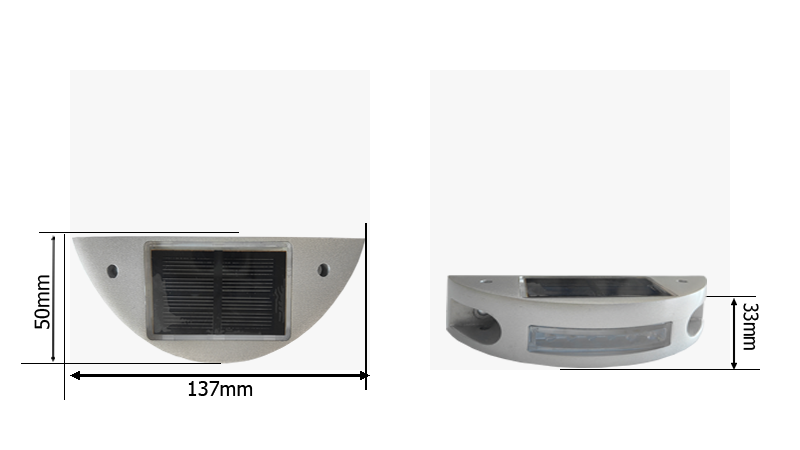 Buton Solar Rutier Rotrafic CS-SR-809 (Semi-Rotund) - Siguranță & Fără Întreținere - imagine 5
