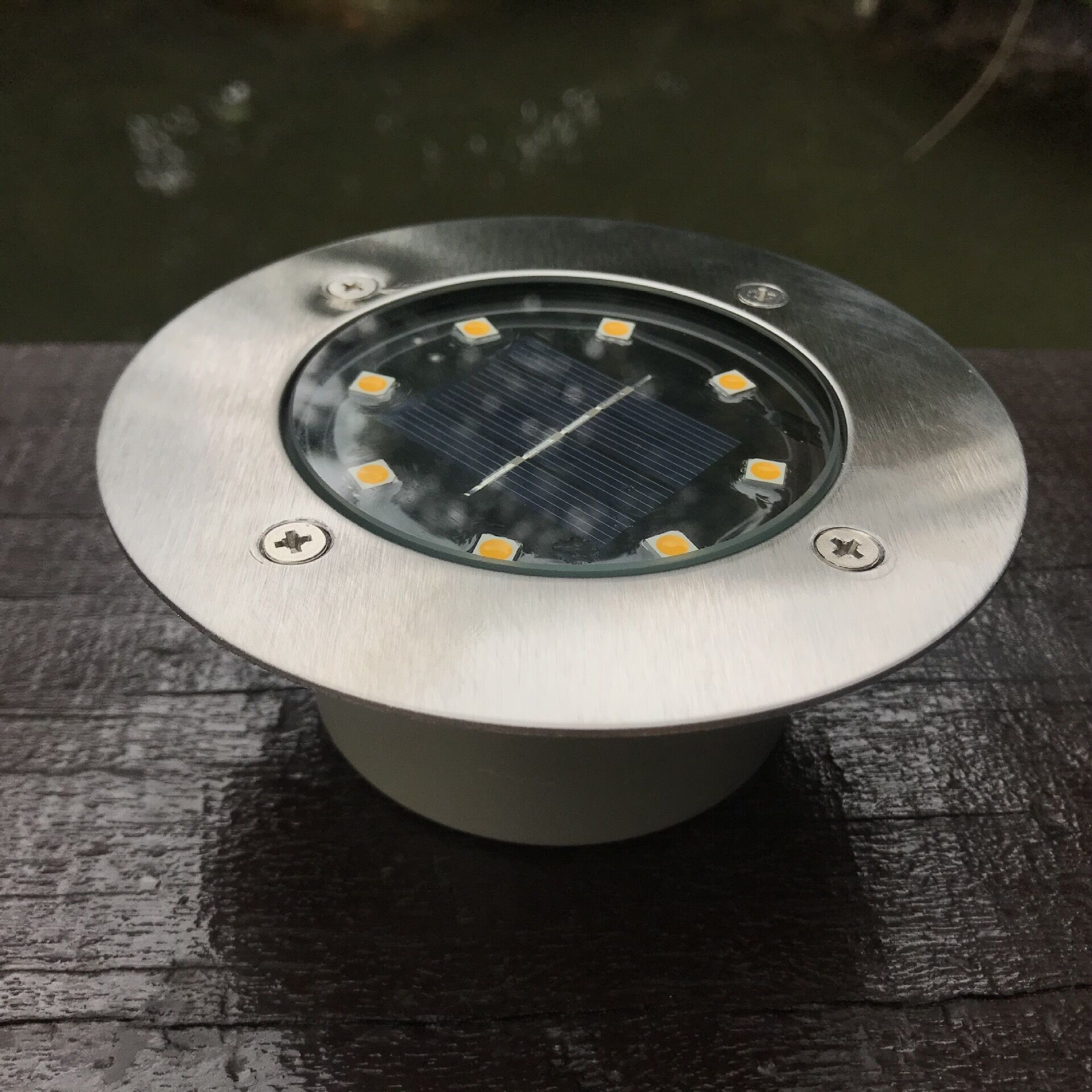 Lampă Îngropată Solară Rotrafic EL-AL114 (Aluminiu) - Lumină Ambientală Fără Costuri - imagine 3
