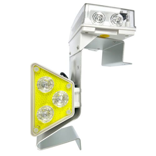 Lampă Solară Avertizare Parapet RoTrafic HT-GRL-W1 | >1000m | Wireless Sync/Chase