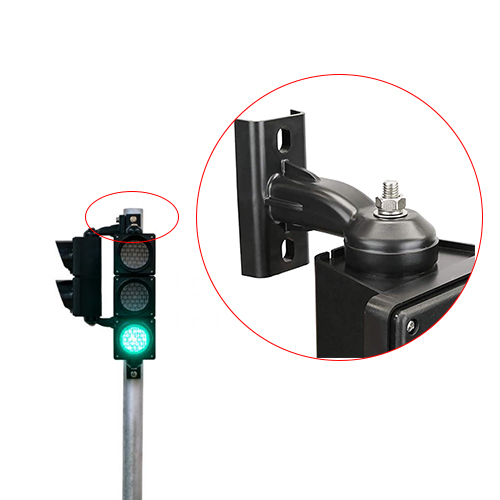 Semafor Mini LED Rotrafic (3 Secțiuni RAG) | 12V DC | Aluminiu+PC - imagine 2